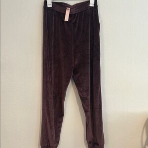 VS Purple Velour Joggers